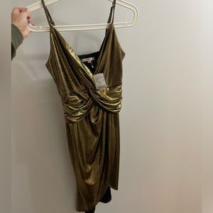 NWT Luxxel GOLD Dress